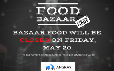 Bazaar Food closed on May 20
