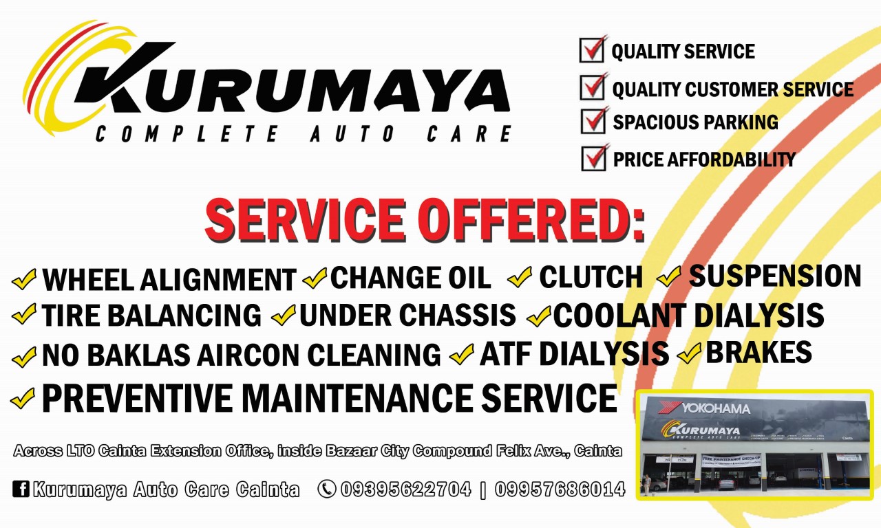 Kurumaya Complete Auto Care now open here in Bazaar City